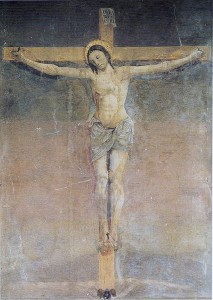 Cristo crocifisso, dal 1470-1480, chiesa di Santa Maria del Carmine, Cappella Averoldi, Brescia.